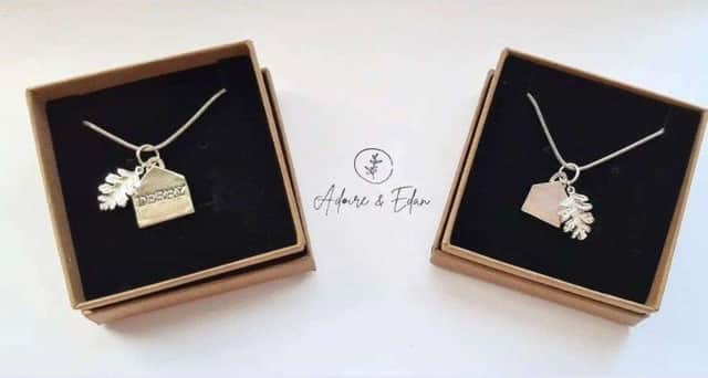 Adoire & Eden Derry pendants made with Silkie Silver