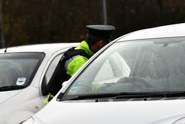 Police checking motorists. (file picture) Pic Colm Lenaghan/Pacemaker