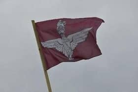 The flying of Parachute Regiment flags has sparked anger in Derry.