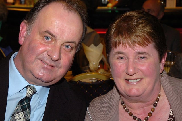 Norman and Sandra McKenzie who supported  the Magherafelt Cultural Community Group Burns Supper.