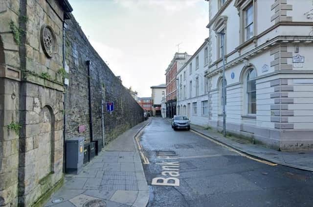 The reported assault occurred in Bank Place.