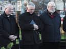 Rev. Michael Canny (second from left) has been leading prayers at the annual Bloody Sunday memorial service in the Bogside for 40 years. He's pictured here in 2015 with, from left, Bishop Donal McKeown, Rev. David Jennings (Church of England) and Rev. David Latimer (Presbyterian Church).