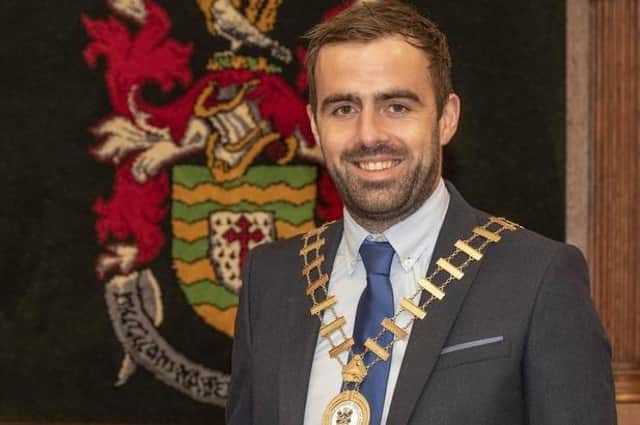 Cathaoirleach of Donegal, Councillor Jack Murray.