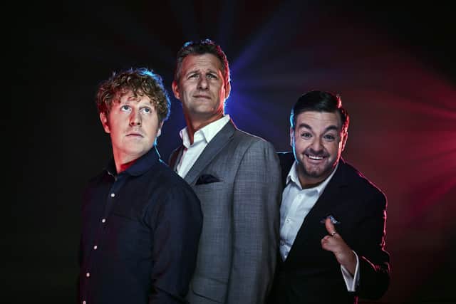 Adam Hills and co-hosted by Josh Widdicombe and Alex Brooker