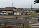 Derry’s most iconic pub, the Bogside Inn in Meenan Square, was demolished on Saturday morning to make way for a new £11m redevelopment project. Photo: George Sweeney. DER2127GS – 025