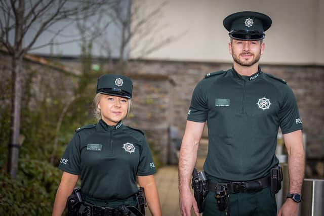The new look PSNI outfits.