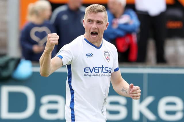 Coleraine’s Ian Parkhill has joined Institute on-loan for the remainder of the season.
