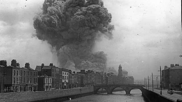 JUNE 1922... As competitions took place at the inaugural Feis Doire Colmcille, Dublin was in flames as the Four Courts were shelled in the opening salvoes of the civil war.