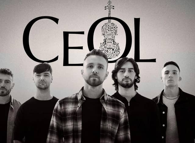 Matthew Crampsey, far left, has joined 'Ceol.'
