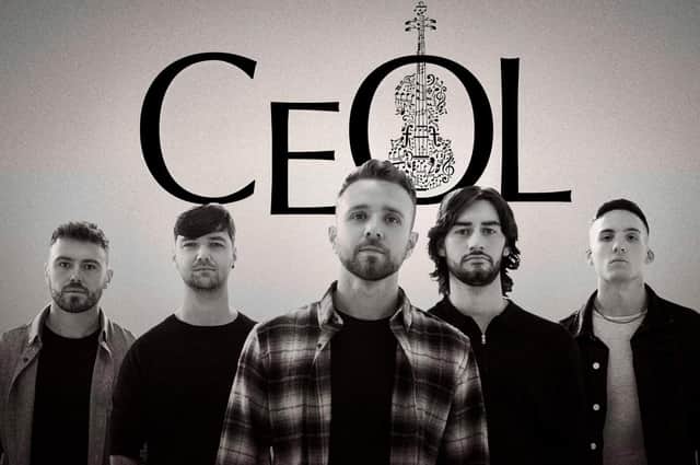 Matthew Crampsey, far left, has joined 'Ceol.'