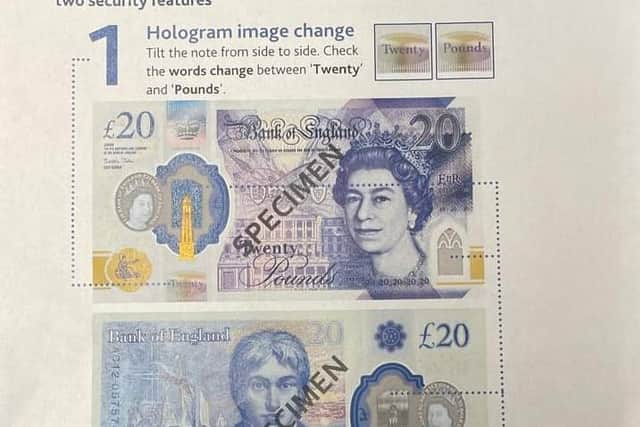 Fake money warning.