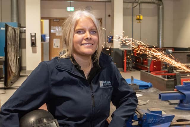 Shannon previously completed a four-year apprenticeship in fabrication and welding at the NWRC.