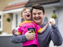 Dáithí MacGabhann with his father Máirtín