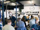 Seamus Fox, The Mindset Junkie delivers a talk.