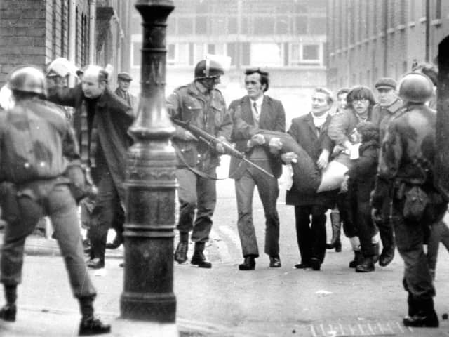 Thirteen people were killed on Bloody Sunday. Another man died later.