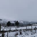 The scene in the Drumfries area of Inishowen in Donegal this morning.