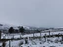 The scene in the Drumfries area of Inishowen in Donegal this morning.
