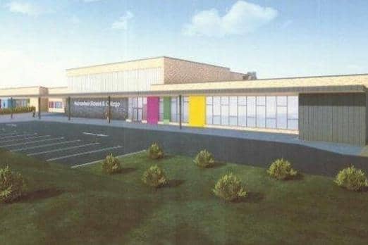 An artist’s impression of the new Ardnashee School and College.