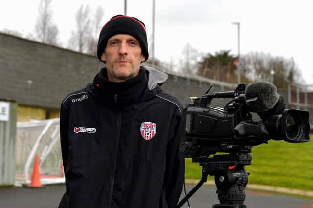 Derry City’s Performance Analysis coach Seamus McCallion is looking forward to his seventh season with the club. Picture by George Sweeney.