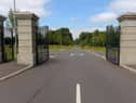 Browning Drive entrance to St Columb’s Park. DER2126GS - 125