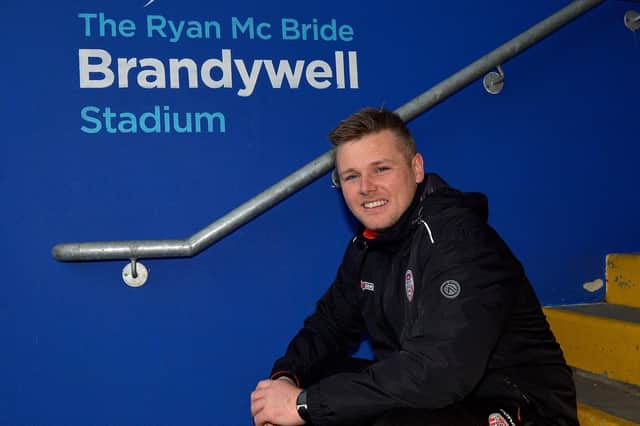 Conor Loughrey won't see much of the Ryan McBride Brandywell Stadium this season.