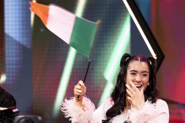 Brooke Scullion wins The Late Late Show Eurosong Special and will go on to represent Ireland at The Eurovision Song Contest in Turin, Italy, in May. Picture Andres Poveda
