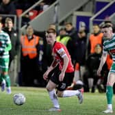 Stephen Bradley was impressed by the performance of former Hoops midfielder Brandon Kavanagh. Photo by Kevin Moore.