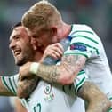 Irish internationals Shane Duffy and James McClean