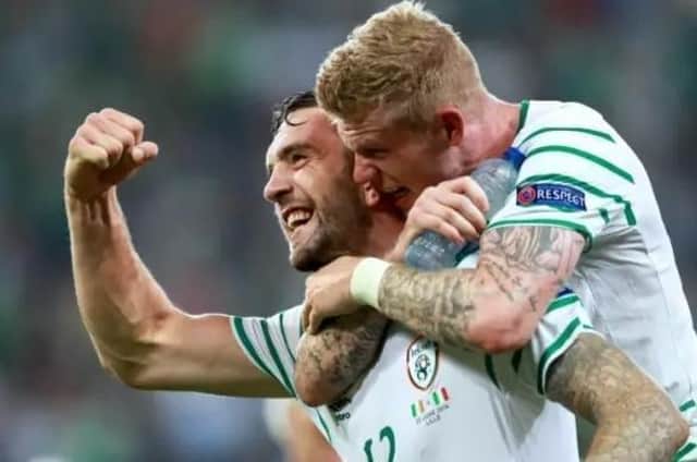 Irish internationals Shane Duffy and James McClean