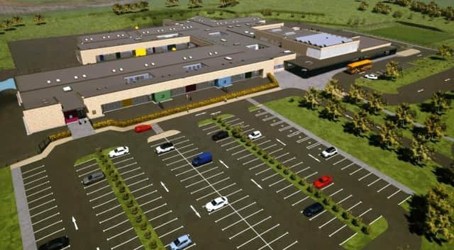 How the new Ardnashee School and College will look when complete.