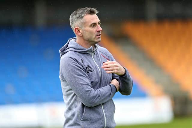 Derry manager Rory Gallagher