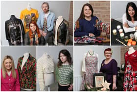 Clockwise from top left: Bridgene Graham, Coalesce Wearable Art,  Jenna Mitchell, Scottie Paws, Catriona Hutton, KOTO Candles,: Elaine Duffy, Vintage Star, Laura Miller, Oh Sew Design Co. and Shannon McCafferty, Connie Ann