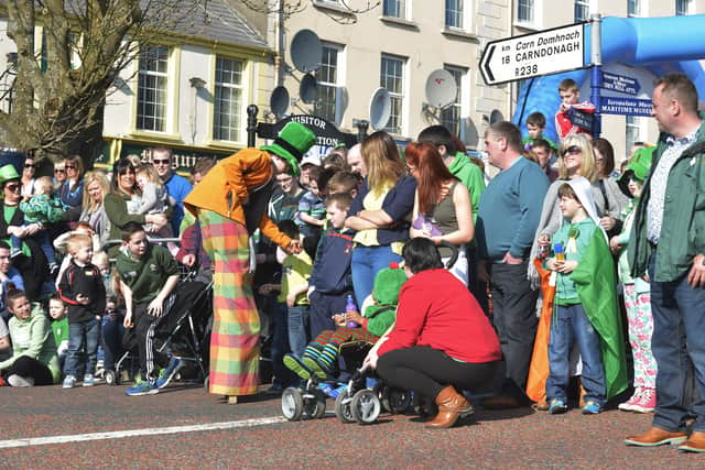 Spectators at the St Patrick’s Day in Moville a few years back. DER1116GS052