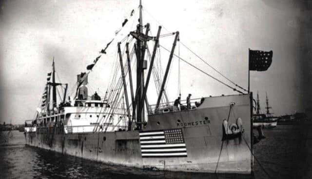 Captain Erik Kokeritz’s ship, the SS Rochester.