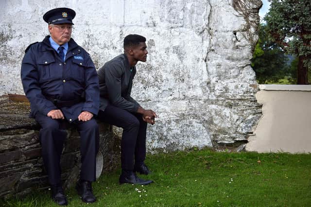 Sgt PJ Collins and Linus