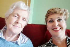 Marie-Louise Muir pictured with her mum Carita Kerr.