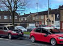 The two cars that were destroyed in Derry.