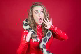 Comedian Julie Jay will play at the Waterside Theatre on April 8.