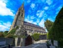 The prayer garden at St Eugene's in memory of all those people in the Derry Diocese who have died from Covid 19.