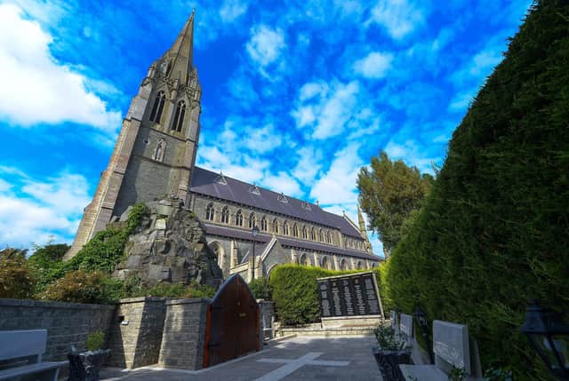 The prayer garden at St Eugene's in memory of all those people in the Derry Diocese who have died from Covid 19.