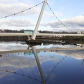 The Peace Bridge in Derry.