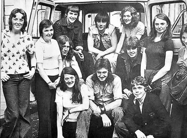 'Off to Holland' - a picture taken of a group of Derry teenagers before heading off to Holland with the International Voluntary Service (IVS). Some members of the group are looking to hold a reunion in April.