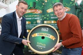 Fergal Rafferty, Foyle Centre Manager and Noel McMonagle of Foyle Hospice (Photo - Tom Heaney, nwpresspics