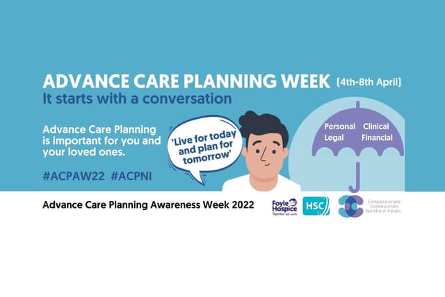 This year will see the first ever Advance Care Planning Awareness Week for the north. #ACPAW22 #ACPNI