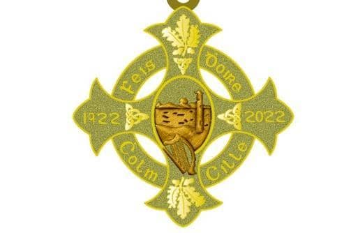 The centenary Derry Feis medals have been altered to include the words 1922-2022.