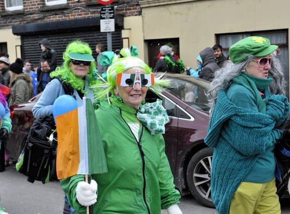 St Patrick's Day celebrations.