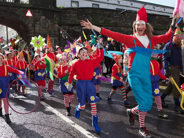 Having a great time in the St. Patrick's Day Parade in Derry. (Photo - Tom Heaney, nwpresspics)