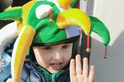 Young Rory Hegarty enjoying the festivities.