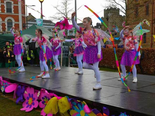 Studio 2’s Mythical Land of the Fairies and Little People performance in the Peace garden during the St Patrick’s Day celebrations in the city. Photo: George Sweeney / Derry Journal. DER2211GS – 106