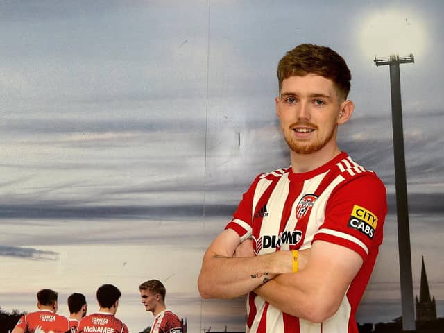 Jamie McGonigle has signed a new contract with Derry City